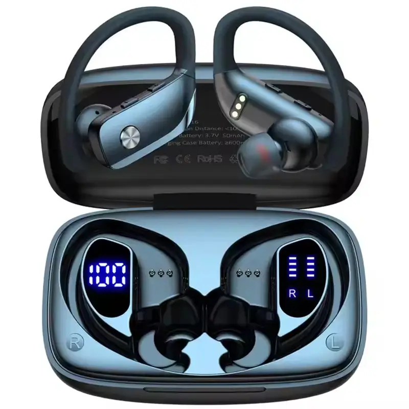 T16 TWS  LED Display bone conduction earphones