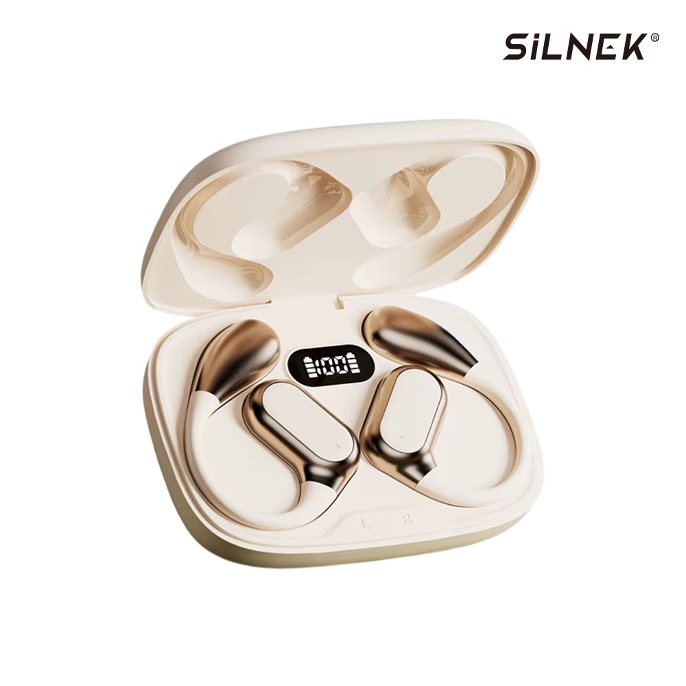 Silnek Q11 Silicone in Ear Hanging Hook Wireless Bluetooth Earphones