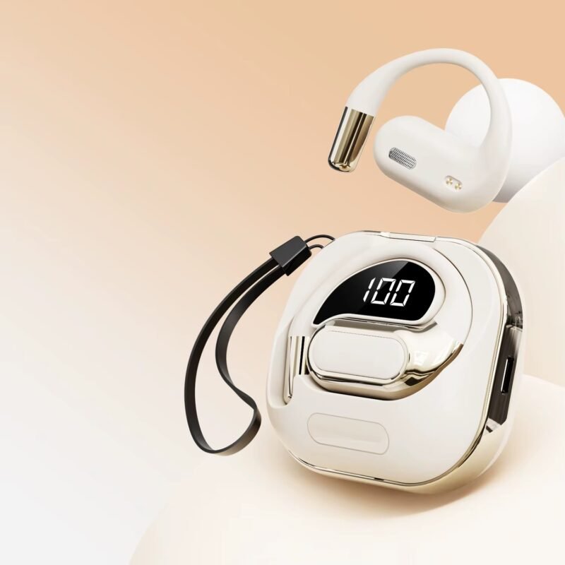 V80 OWS Hanging Ear Bone Conduction Open Bluetooth Headphones - Image 6