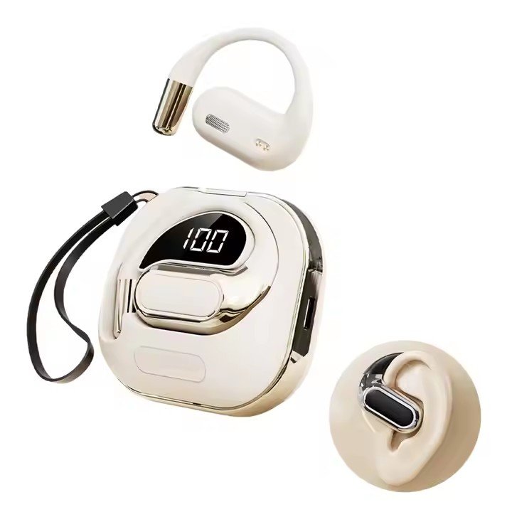 V80 OWS Hanging Ear Bone Conduction Open Bluetooth Headphones