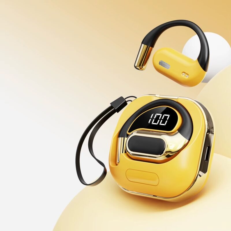 V80 OWS Hanging Ear Bone Conduction Open Bluetooth Headphones - Image 4