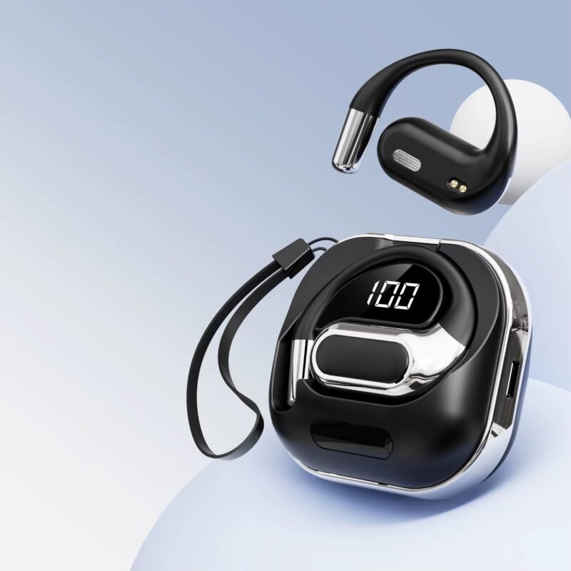 V80 OWS Hanging Ear Bone Conduction Open Bluetooth Headphones - Image 3