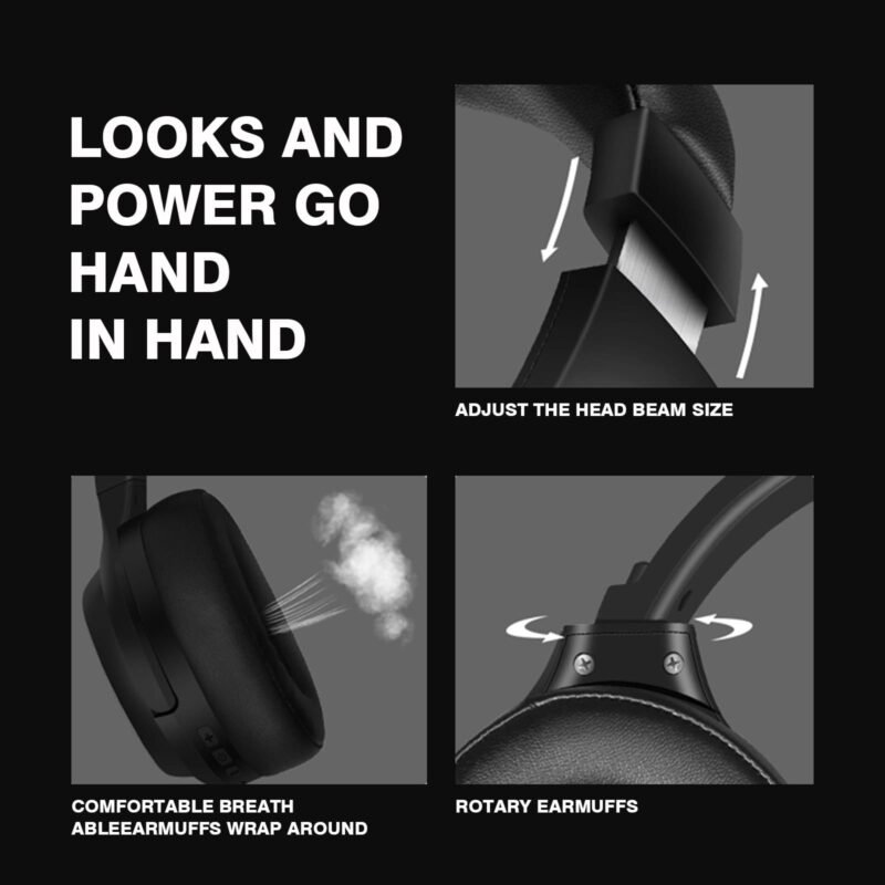 D814 Over Ear Headset - Image 3