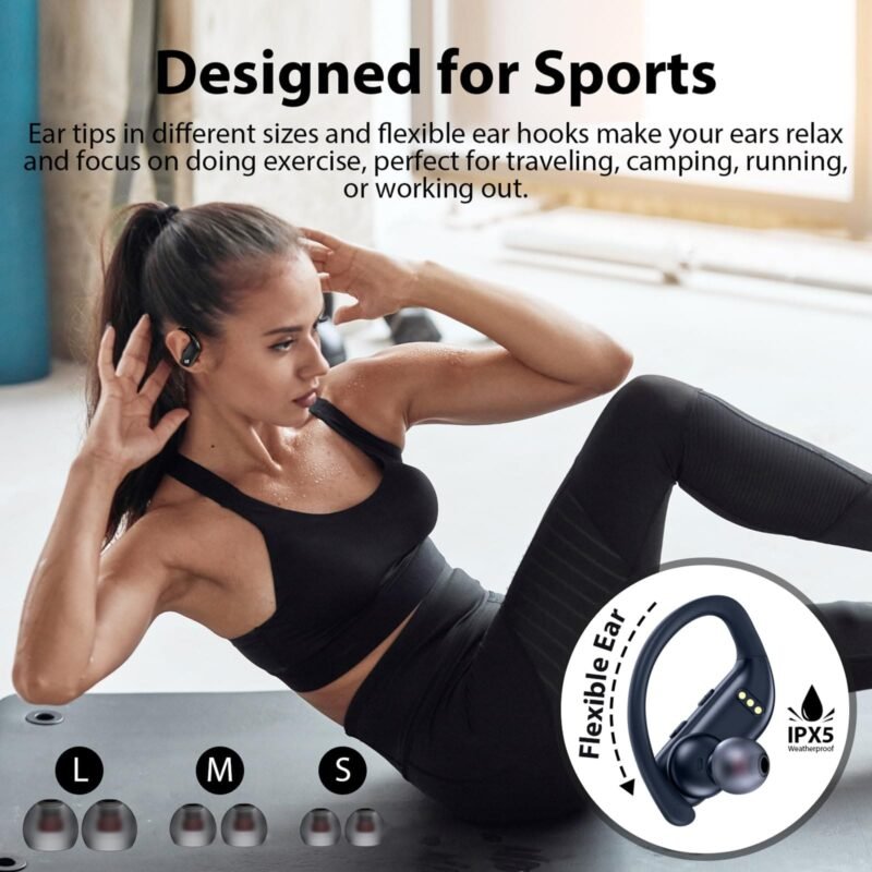 Silnek T16 TWS Anti-drop Wireless Sport Earphone Custom - Image 6