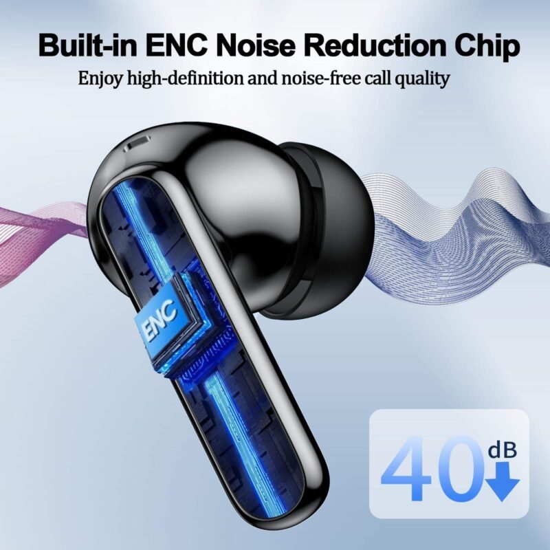 Silnek Y40 Tws ANC Call Noise Reduction Wireless Earphone Custom - Image 5