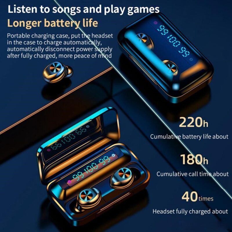 F9 9D TWS Earphones - Image 4