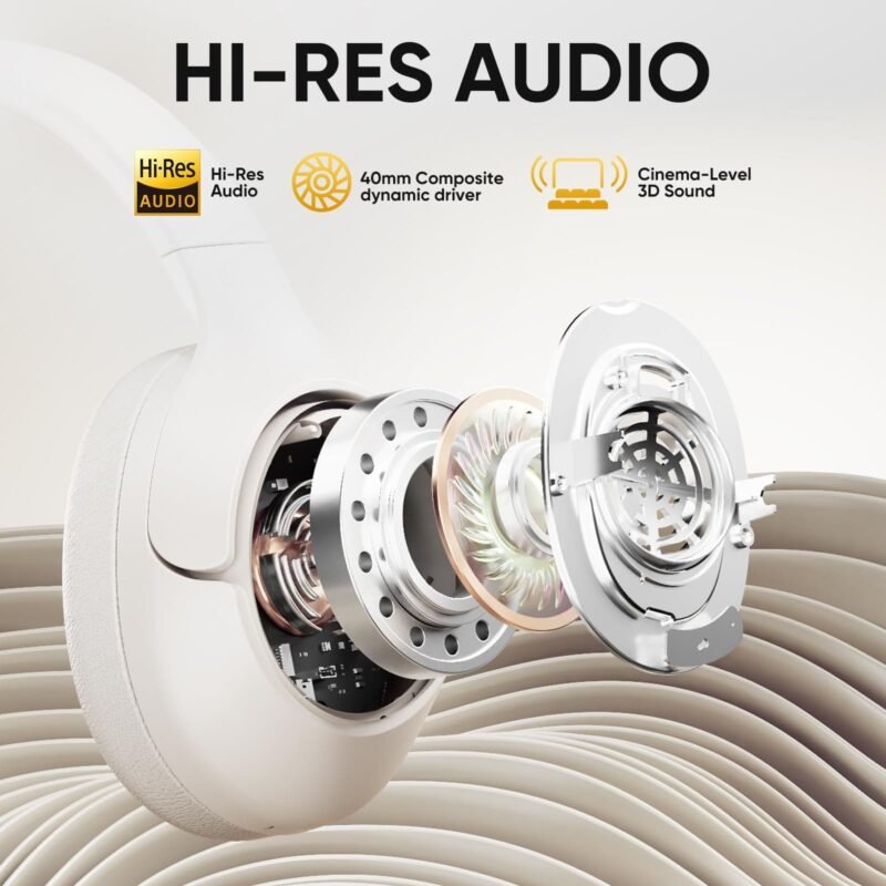 QCY H3 Over Ear Headset - Image 5